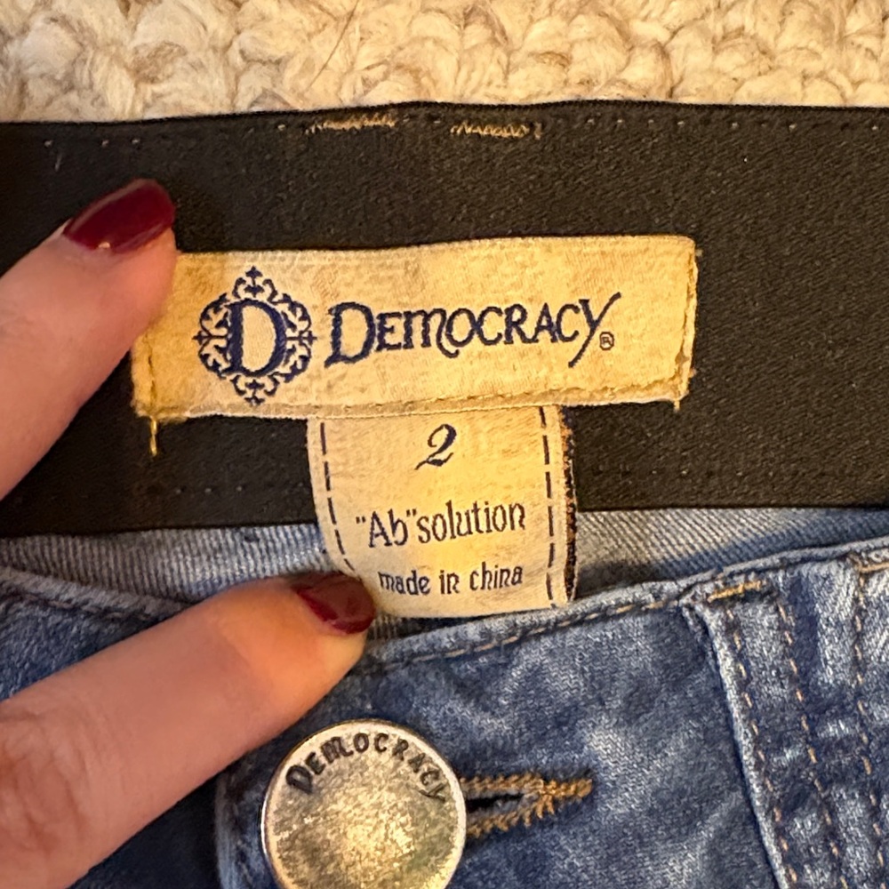 Democracy Women's Absolution Blue Skinny Jeans Size: 2 - Picture 2 of 3